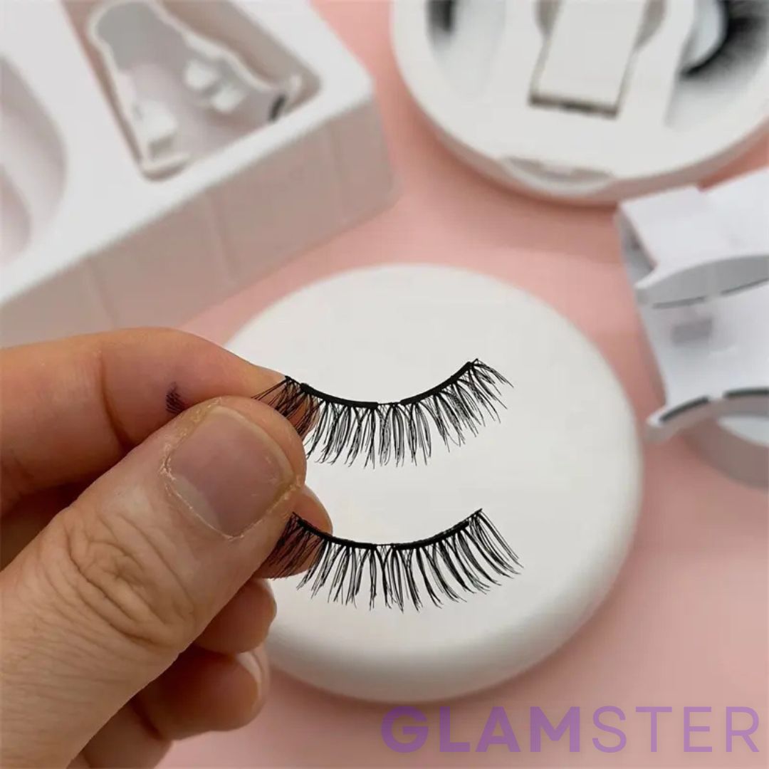 Reusable Natural Magnetic Eyelashes (No Glue Needed)