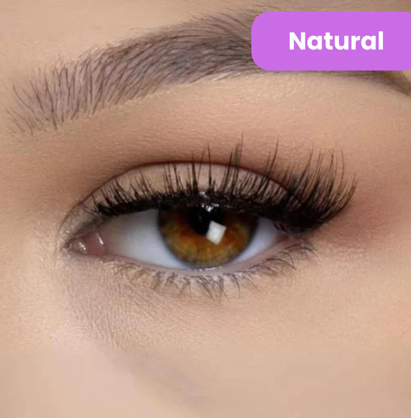 Reusable Natural Magnetic Eyelashes (No Glue Needed)