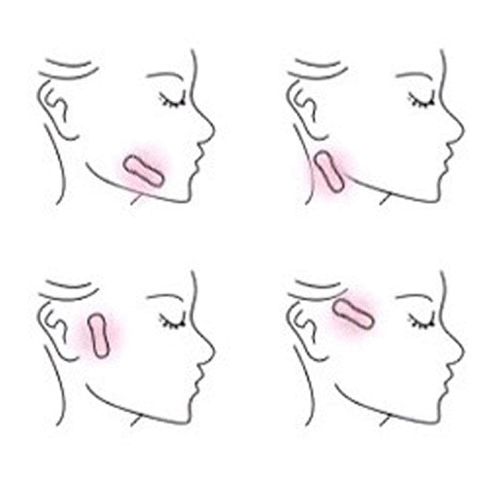 Instant Invisible Face Lift Tape | V-Shaped Soft Elastic Adhesive | 40 Patchs